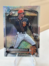 2025 Bowman Draft Chrome Mega Box Mojo BDC-182 Josuar Gonzalez - Giants