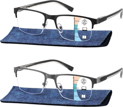 Lentes de Lectura Bifocales para Hombre Progresivos sin Linea Gafas Multifocales