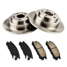 Kac 266Mm Front Brake Kit Oe Brake Rotors And Ceramic Brake Pads Fit For