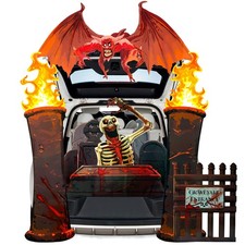 Halloween Cemetery Trunk or Treat Car Decorations Kit for SUV Graveyard Decorati