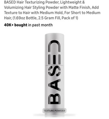Based Bodyworks Hair Texturizing Powder Lightweight Volumizing 1.7 fl oz