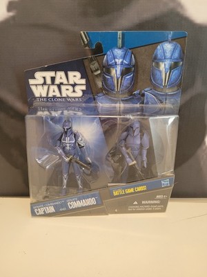 Star Wars The Clone Wars Senate Commando Captain & Senate Commando 2009 - NEW