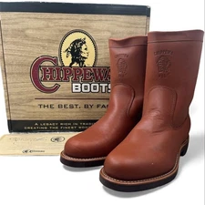 Chippewa Pecos Boots US 7.5 Oiled Leather Brown 91091 #1126