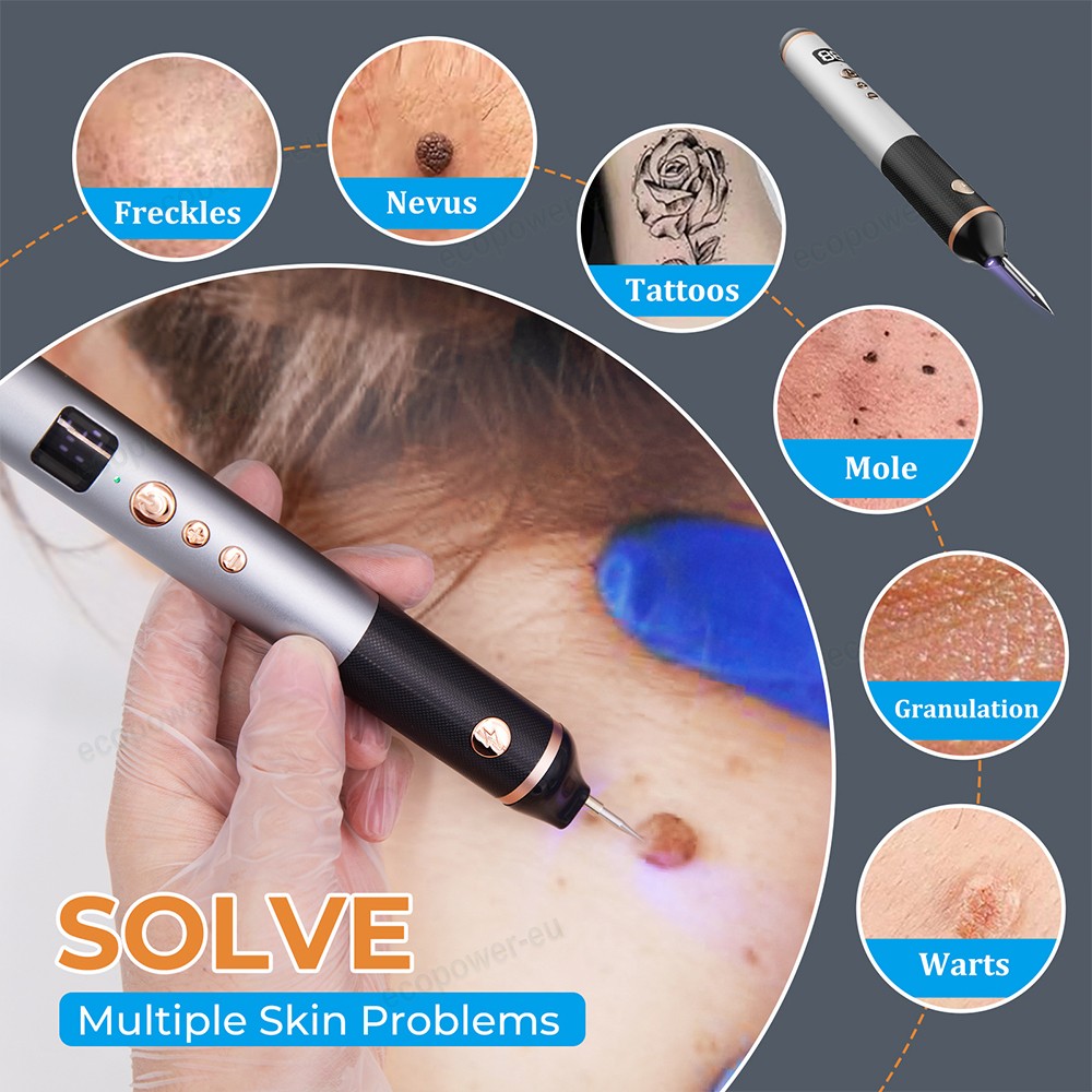 15 level Electric Plasma Pen Mole Removal Dark Spot Skin Tag Tattoo Wart Remover
