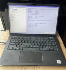 Dell Latitude 7410 14.1" Core i7 10th Gen Incomplete No SSD, No Batt. Fair.