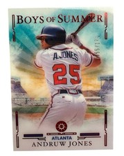 2025 Panini Boys Of Summer Red Andruw Jones Atlanta Braves HOF /175 Thick Card