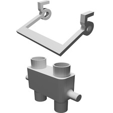 Adattatore Filtro Esterno compatibile con Eheim Acquario Connessione