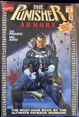 The Punisher Armoury #3 Apr 1992 Direct Ed. ** V.Fine - Bagged & Carded**
