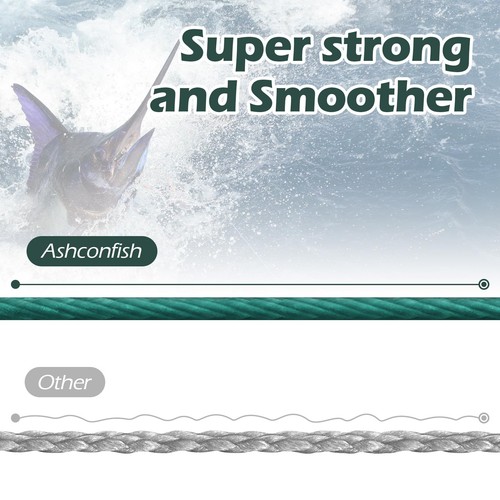 Lenza da Pesca Intrecciata 500M 70LB Filo PE Super Forte per Acqua Salata e - Foto 4 di 9