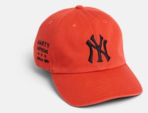 A24 Marty Supreme x '47 Yankees Embroidered Orange Hat Dream Big