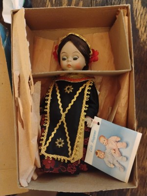 Vintage #579 8  Madame Alexander Doll- Indonesia In Box With Arm Tag