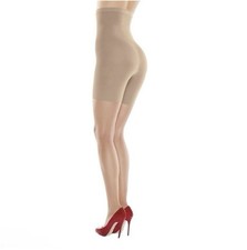 NWT Love Your Assets By Sara Blakely Nude Hi-Waist Mid-Thigh Shaper, Size 4 XL 