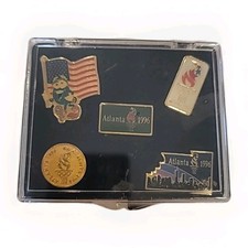 1996 ATLANTA SUMMER OLYMPICS PINS SET OF 5 BRAND NEW SEALED 