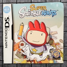 Super Scribblenauts - Nintendo DS - Instruction Manual - w/Tracking