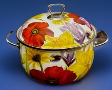 The Pioneer Woman Dutch Oven Stock Pot Floral Garden Enamel On Steel 4 Quart