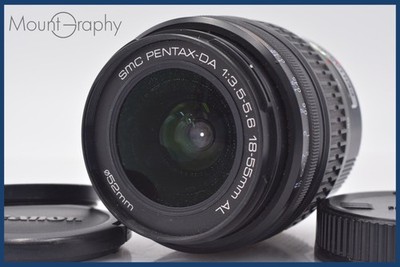 【EXC+++】 PENTAX SMC PENTAX-DA 18-55mm F3.5-5.6 AL w/cap&Filter #am2151