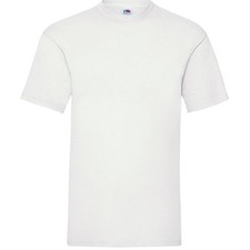 Fruit of The Loom T Shirt Mens Womens 100% Cotton Plain Short Sleeve Tee Shirts