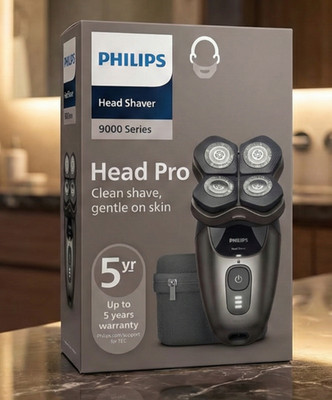 Philips Head Shaver Pro 9000 Easierer 360° ComfortCut HS9980/15 - NEU & OVP