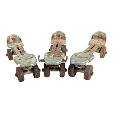 Vintage Roller Skates Waterloo Vega Metcraft Rusted Canada No Straps 