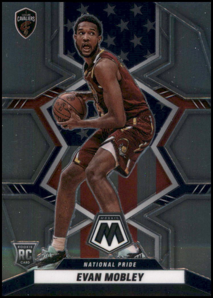 2021-22 Panini Mosaic #258 Evan Mobley