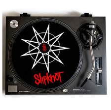 SLIPKNOT Turntable Slipmat for Vinyl Records 12" DJ Slip Mat heavy metal vinyls