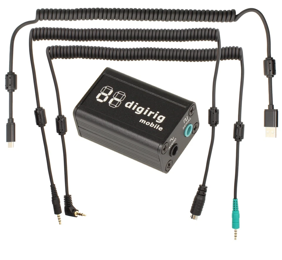 MINADAX DIGIRIG Mobile Digital + Kabel SET + USB Kabel für XIEGU G90 X5105 G106