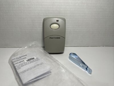 New 3089 Linear Multi-Code Remote Transmitter Gate Garage Opener W/ Visor Clip