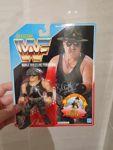 WWF Hasbro Moc SGT Slaughter ...