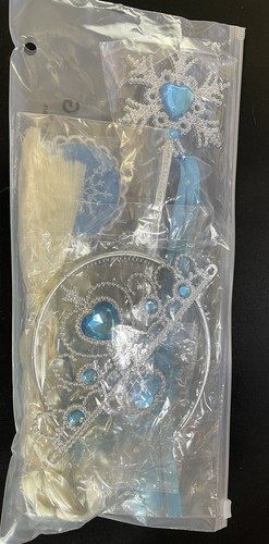 Frozen Princess Dress Up Party Accessories-Braid Tiara Head Band Jewelry Wand - Picture 6 of 6