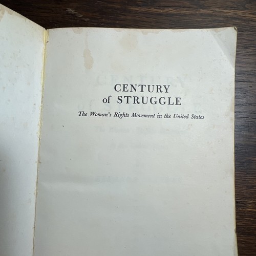 Century of Struggle: The Woman Rights Movement : Eleanor Flexner Vintage PB 1973 - Imagen 8 de 20