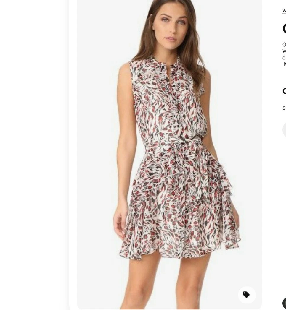 Tilly ruffle dress saloni cheap
