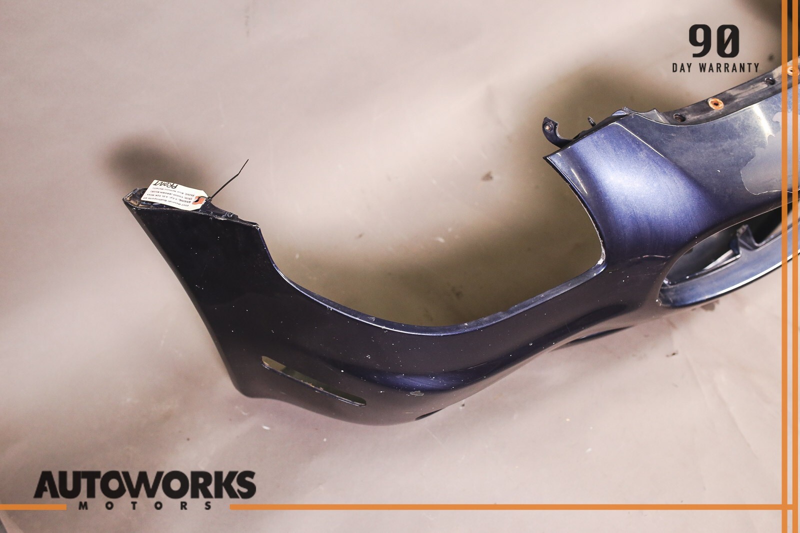 03-08 Maserati Quattroporte M139 Front Bumper Cover Panel Blue Nettuno OEM