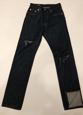 Levis 501 Premium Women  s Big E Remake Made in China 24x 30 Stamped Irregular