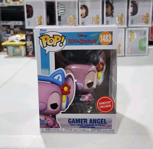 Funko POP Lilo and Stitch Gamer Angel Game Stop Exclusive # 1483 