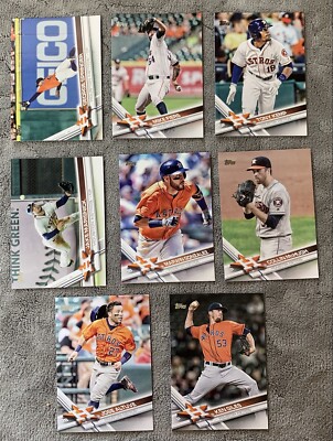 2017 Topps Baseball - Houston Astros Lot of 8 Players High Numbers | eBay