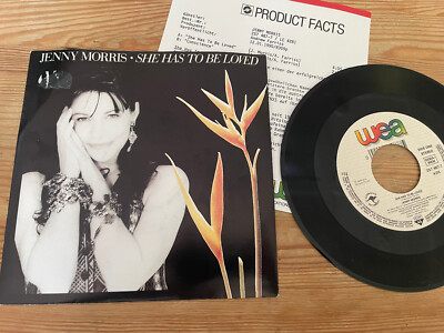 7'' Pop Jenny Morris   She Has To Be Loved (2 Song) WEA ptd +Presskit
