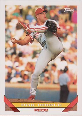 Bacon93　ロビンフッド4枚 1993 Topps Rob Dibble #470 Cincinnati Reds Baseball | eBay