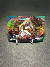 2023 Prizm Football Green Nick Chubb Fireworks Cleveland Browns #F-13