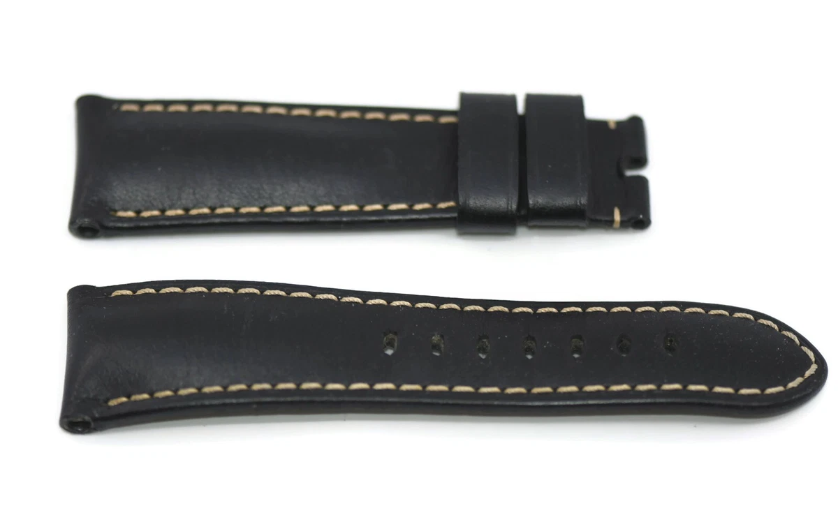 Cinturino Pelle Grigia 24 Mm Per Panerai – Con Chiusura Deployante 22 Mm - Foto 5