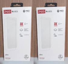 2 pack Moto Motorola Edge Invisible Shield Glass Screen Protector 6.6" by ZAGG