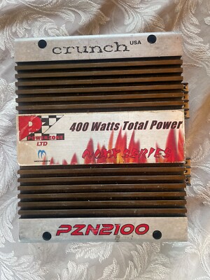 Crunch PZN2100 Car Amplifier 400 Watts powerzone Noxx Series