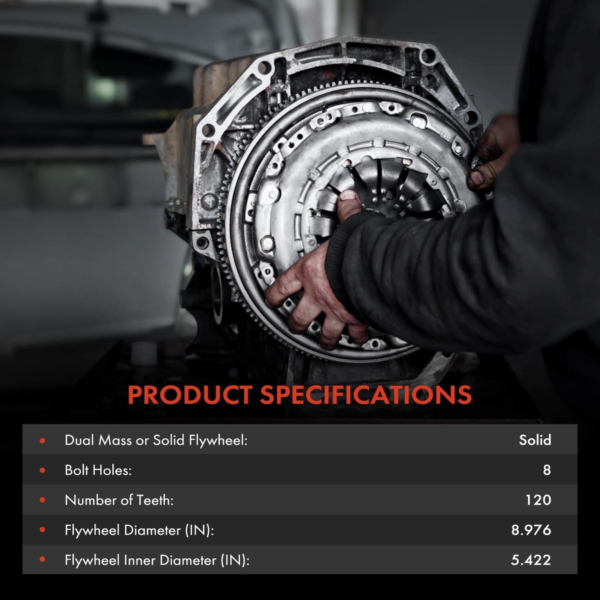 Clutch Flywheel for Toyota Camry 89-01 MR2 Celica 8 Bolt Hole 155
