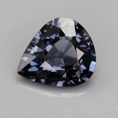 2.68 carats ash blue natural spinel pear srilanka 23063034