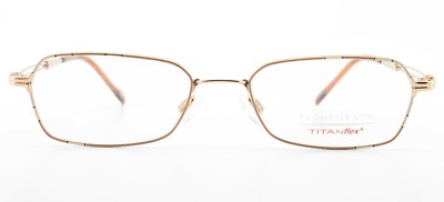 Eschbach Glasses Frame Titanflex 3710 60 50-17 130 Gold Pattern High-End Germany