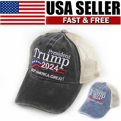 TRUMP 2024 Keep America Great Hat Embroidered Donald Trump Cap