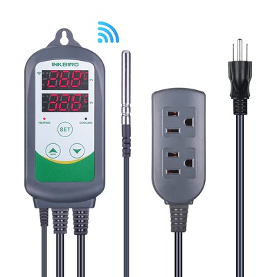 Inkbird ITC-308 WIFI Programmable Thermostats Temperature Remote Switch 110V APP