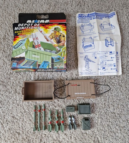 G.I. Joe Hasbro 1984 – Dépôt De Munitions (Ammo Dump Unit) – Neuf
