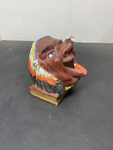 Vintage Indianerhäuptling Aschenbecher, hergestellt in Japan