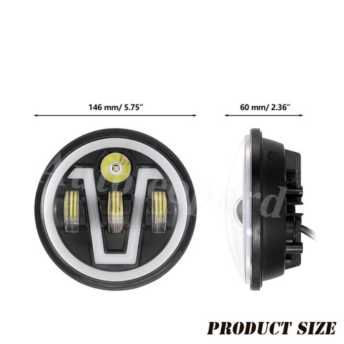5.75"In 53/4" 6000K Hi/Lo LED Headlight For Coleman ct200uex bt200x