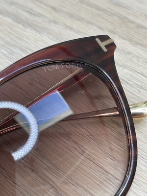 TOM FORD Micaela TF662 057 Havana Brown Rose Gold Gradient